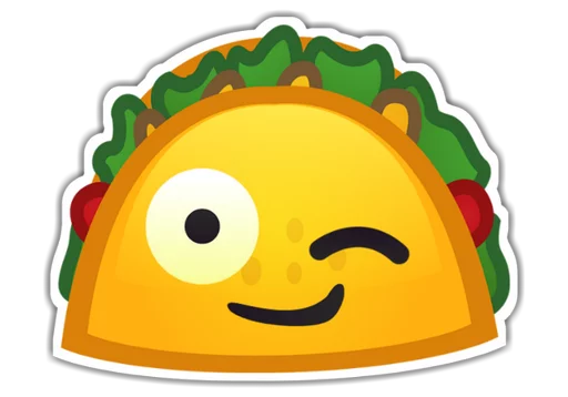 😉 Стикер «Taco» для Telegram