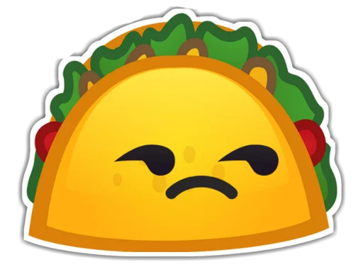 😒 Стикер «Taco» для Telegram