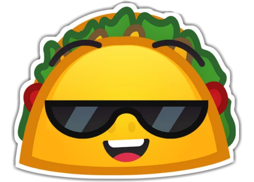 😎 Стикер «Taco» для Telegram