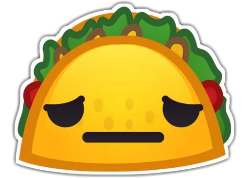 😔 Стикер «Taco» для Telegram