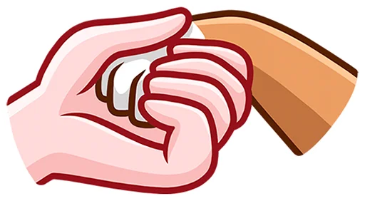 🤝 Стикер «Тай без надписей» для Telegram