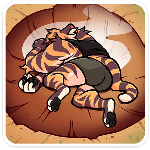 🐯 Стикер «Тай» для Telegram