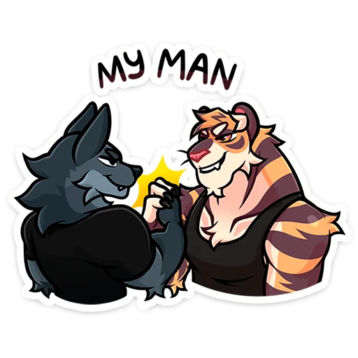 🐯 Стикер «Тай» для Telegram