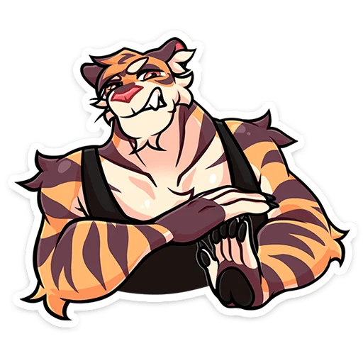 🐯 Стикер «Тай» для Telegram
