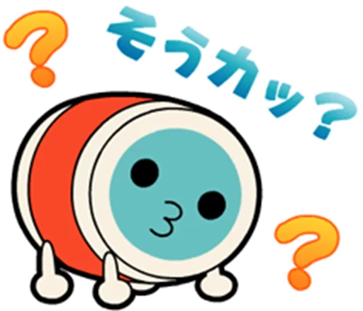 😙 Стикер «Taiko no Tatsujin LINE Stickers» для Telegram