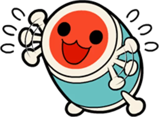 😰 Стикер «Taiko no Tatsujin LINE Stickers» для Telegram