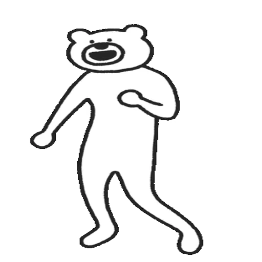 Стикерпак Takadabear для Telegram — скачать