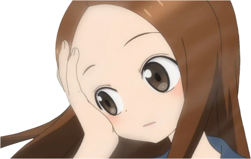 😐 Стикер «Let us all love Takagi» для Telegram