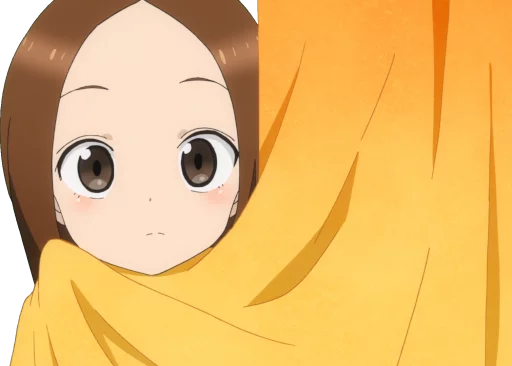 😕 Стикер «Let us all love Takagi» для Telegram