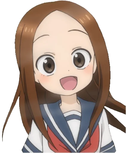 😃 Стикер «Let us all love Takagi» для Telegram