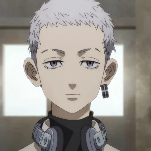 🫥 Стикер «Takashi Mitsuya Tokyo revengers» для Telegram