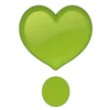 ❣ Эмодзи «Green Emotions» для Telegram