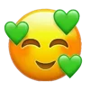🥰 Эмодзи «Green Emotions» для Telegram