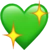 💖 Эмодзи «Green Emotions» для Telegram