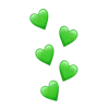 💕 Эмодзи «Green Emotions» для Telegram