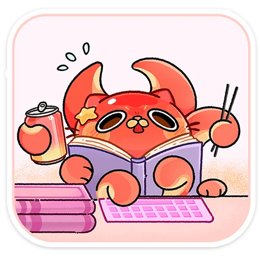 ☺️ Стикер «Такопи» для Telegram
