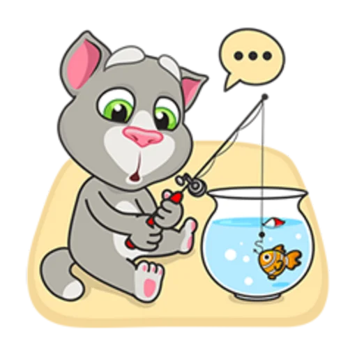 🐠 Стикер «Talking Tom» для Telegram