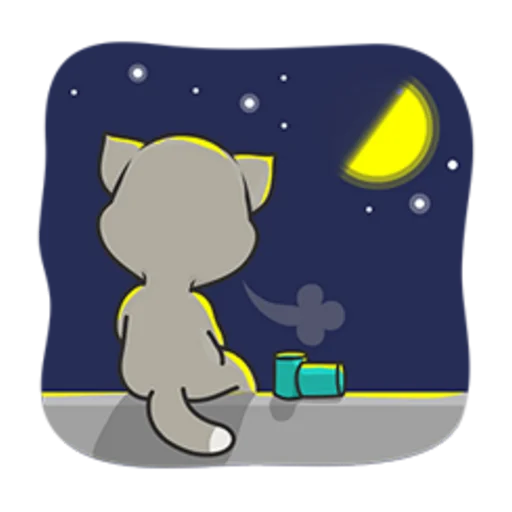 🌃 Стикер «Talking Tom» для Telegram