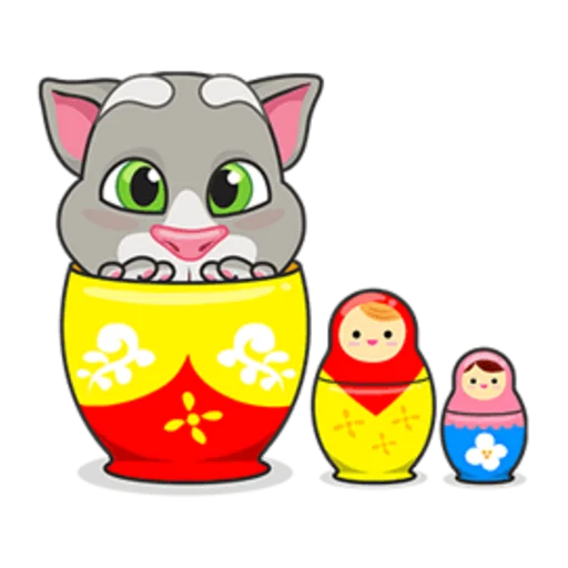 🇷🇺 Стикер «Talking Tom» для Telegram