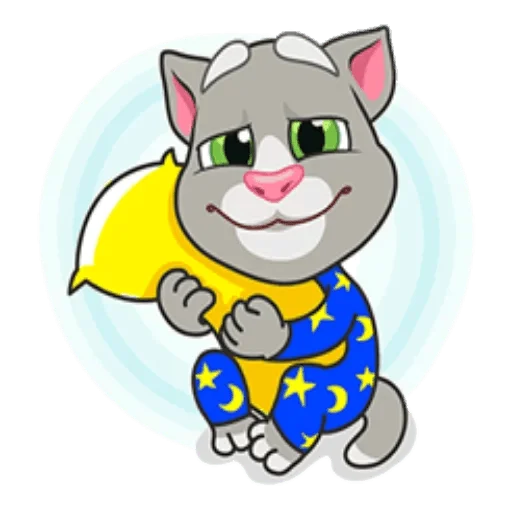 😴 Стикер «Talking Tom» для Telegram