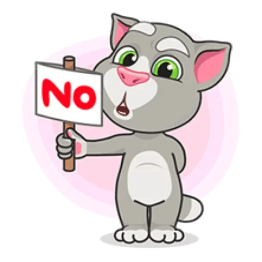🙅‍♂️ Стикер «Talking Tom» для Telegram