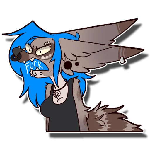 🤬 Стикер «Tanookie» для Telegram