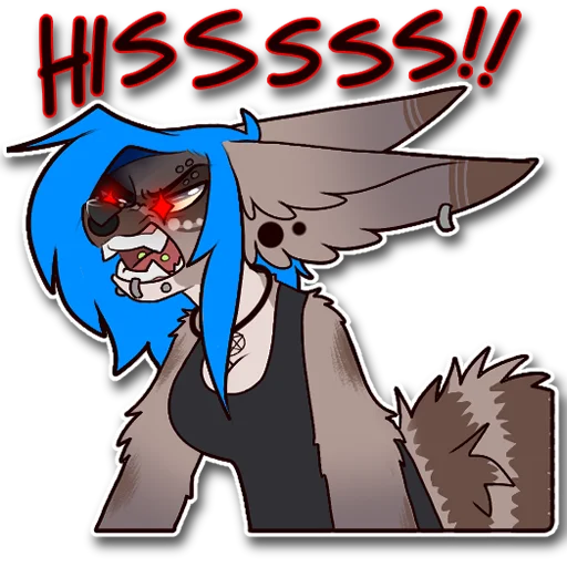 😤 Стикер «Tanookie» для Telegram