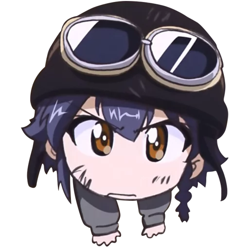 😠 Стикер «Girls und Panzer» для Telegram