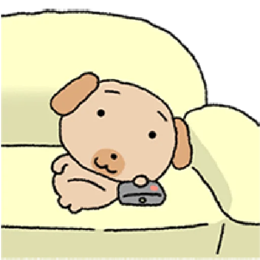 🛋️ Стикер «tanmoong puppy» для Telegram