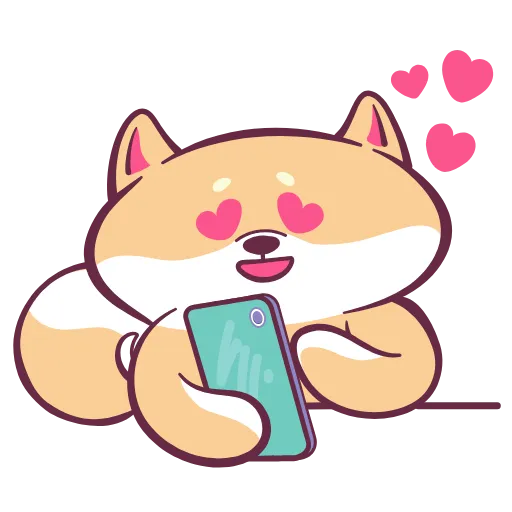 😍 Стикер «Tanoshi для родителей» для Telegram