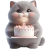 🎂 Эмодзи «Котенок TaoTao» для Telegram