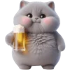 🍺 Эмодзи «Котенок TaoTao» для Telegram