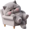 😴 Эмодзи «Котенок TaoTao» для Telegram