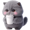 🧋 Эмодзи «Котенок TaoTao» для Telegram