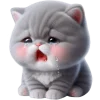 😭 Эмодзи «Котенок TaoTao» для Telegram