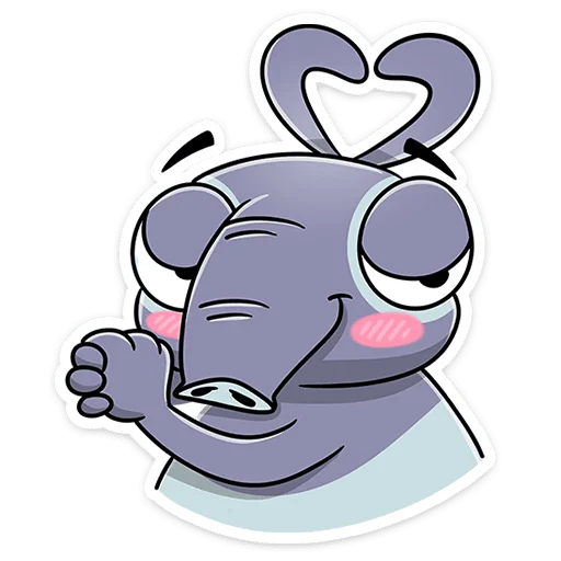 😗 Стикер «Тапир Тэпси» для Telegram