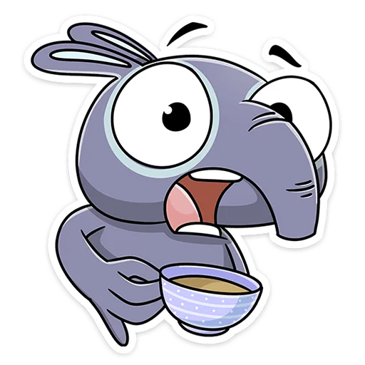 😳 Стикер «Тапир Тэпси» для Telegram
