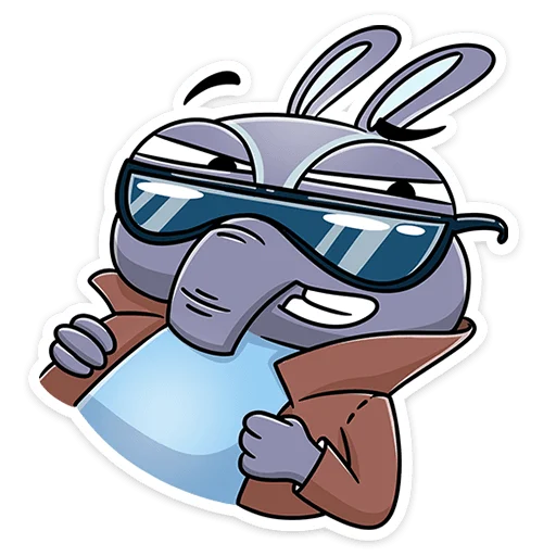 😎 Стикер «Тапир Тэпси» для Telegram