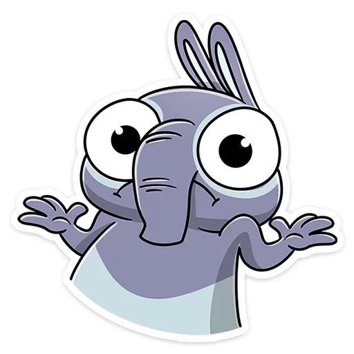 🤷‍♂ Стикер «Тапир Тэпси» для Telegram