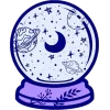 🤩 Эмодзи «Purple Tarot Pack» для Telegram