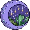🤩 Эмодзи «Purple Tarot Pack» для Telegram