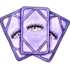 🤩 Эмодзи «Purple Tarot Pack» для Telegram