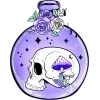 🤩 Эмодзи «Purple Tarot Pack» для Telegram