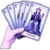 🤩 Эмодзи «Purple Tarot Pack» для Telegram