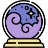 🤩 Эмодзи «Purple Tarot Pack» для Telegram