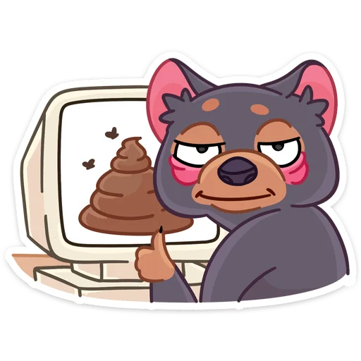 💩 Стикер «Тас» для Telegram
