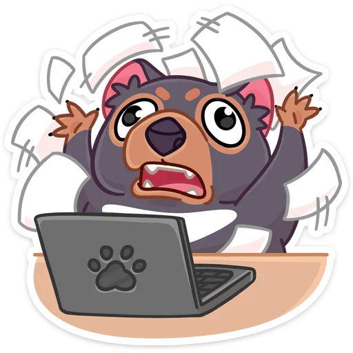 💻 Стикер «Тас» для Telegram