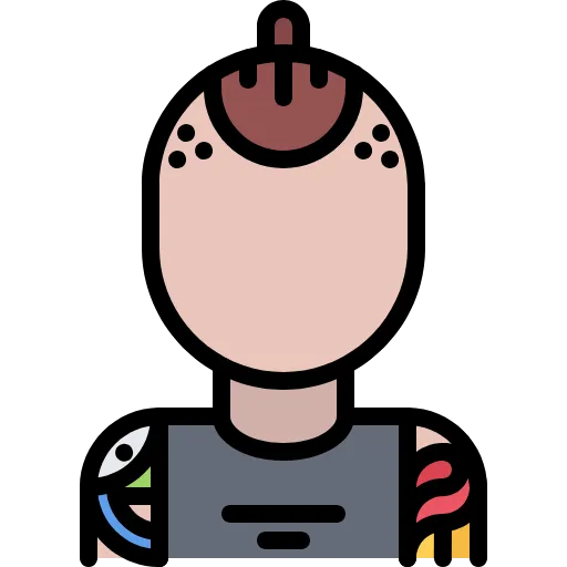 🤩 Эмодзи «Tattoo - бордовый шрифт» для Telegram