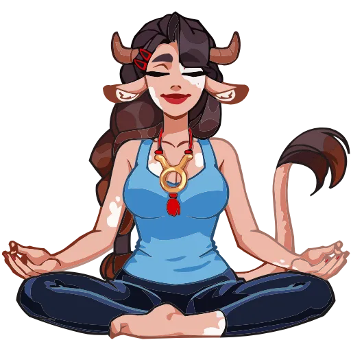🧘‍♀️ Эмодзи «Таура» для Telegram