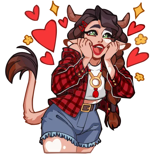 🥰 Эмодзи «Таура» для Telegram